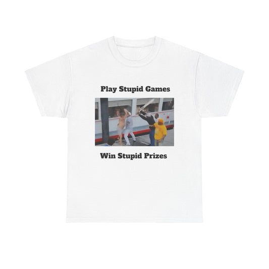 Play Stupid Games Unisex Garment-Dyed T-shirt | Fun Tee, Gift for Friends, June Teenth Celebration Shirt, Casual Wear, Humorous Quote
