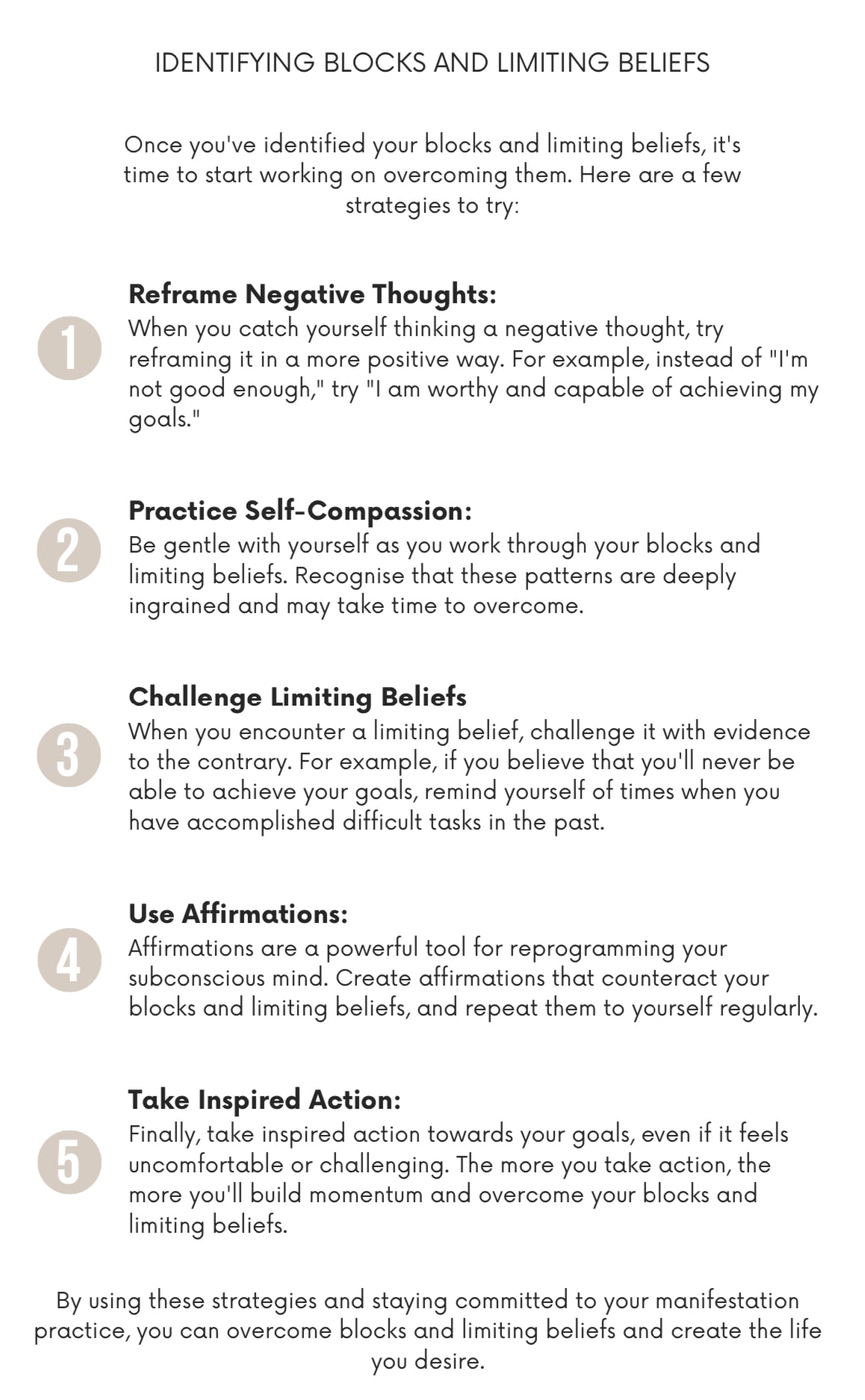 The Art of Manifestation: a Guide to Create Your Dream Life